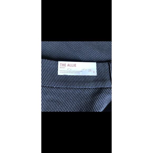 Lane Bryant 28 R The Allie Bootcut Pants Navy White Career Work Stretchy Comfort - Picture 6 of 8